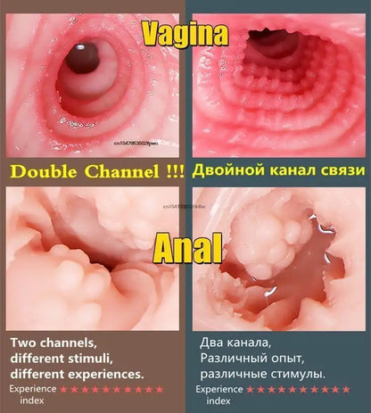 Vagina y ano masturbador para hombres